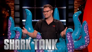 Shark Tank US  Tenikle Entrepreneur Only Has 39 In The Bank [upl. by Drarej116]