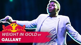 Gallant  Weight in Gold  LIVE  Red Bull Music [upl. by O'Callaghan]