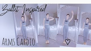 Ballet Inspired♡  Arms Cardio  Night🌙 Silent Disco Workout  291024 [upl. by Gunzburg]