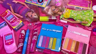 ASMR Barbie Makeup Haul NYX New Barbie Collection [upl. by Anwahs871]