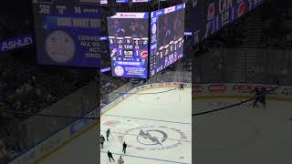 Amalie Arena Buzz Join Me for an Epic PreSeason Clash Between Lightning⚡ and Hurricanes 🌀 nhl [upl. by Innaig]