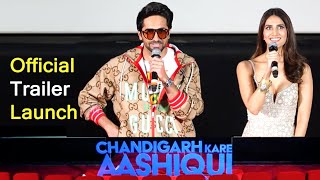 Chandigarh Kare Aashiqui Trailer Launch  Ayushmann Khurrana Vaani Kapoor Trailer Launch Full Event [upl. by Rehposirhc]