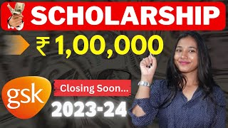 GSK scholarship Programme 202324  Scholarship for Medical Students MBBS Students [upl. by Kenn]