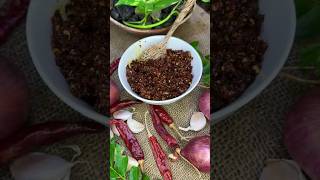 Chili paste Recipe😍  Nature Village Life 😋😋😋 [upl. by Sissel]