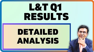 Larsen and toubro Q1 results  LampT Latest review 2024 [upl. by Ayhay]