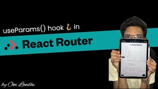 49 useParams hook ðŸª in React Router useparams reactrouter omlondhe [upl. by Arihsan]