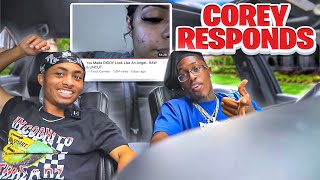 COREY RESPONDS TO CARMEN ALLEGATIONS TALKS VIRAL SONG YYDLLAA CHEATING ABUSE RAW amp UNCUT [upl. by Khalid]