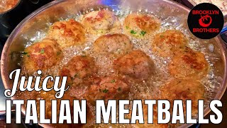 How to Make Italian Meatballs Like a Pro  Juicy Meatball Recipe [upl. by Pinchas]