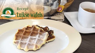 Recept Luikse wafels maken met zelfgemaakte parelsuiker [upl. by Alemak]