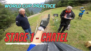 Stage 1 Practice  Enduro World Cup Châtel [upl. by Capon]