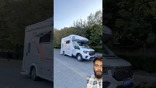 Review in a camping caravan on road  campercar recreationalvehicle travel campingcar [upl. by Rases]