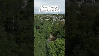 Drone Footage In Staten Island NYC 🌲drone [upl. by Capps]