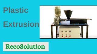 Plastic Extrusion Machine Pro  Preciousplastic design  Extruder by Recosolution  Recycle Waste [upl. by Elo]