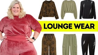 Plus Size Loungewear Try On Haul Winter 2024  Sweatshirts Sweatpants amp More [upl. by Eidnim]