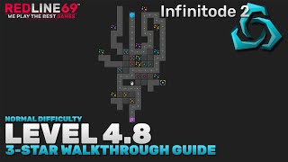 Infinitode 2  Level 48  Normal Difficulty  3Star Guide  Redline69 Games [upl. by Richter]