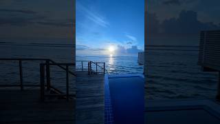 Awakening to Paradise Stunning Sunrise at Sunsiyam Water Villa with Pool Maldives [upl. by Dnalyar640]