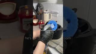 Deep Cleaning My Air Fryer [upl. by Yemiaj]