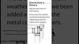 Drawing Details in 6 Steps jonathanpickup architecturaldetails [upl. by Adelind]