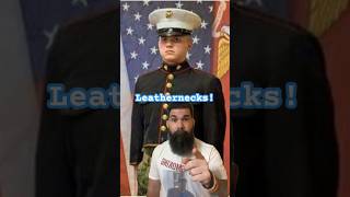 Why Marines are called Leathernecks 🖍️usmc military [upl. by Haas]