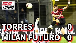 TORRES MILAN FUTURO 00  Molto bene HODZIC e FALL male SILVANO VOS e gli attaccanti LONGO amp TURCO [upl. by Adena]