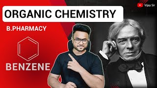 BENZENE I Huckels Rule I AROMATIC COMPOUNDS I BPHARM I ORGANIC CHEMISTRY [upl. by Nagel]