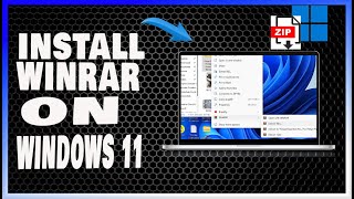 How to Download and Install WinRAR For Windows 11 [upl. by Lehcyar]