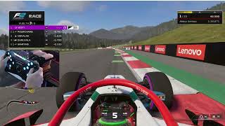 F1 24 MOZA RACING R5 RACE F2 PREMA RACING GP SPIELBERG handhelds automobile gaming amd [upl. by Rehptosirhc]