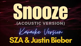 Snooze Acoustic  SZA amp Justin Bieber [upl. by Esilana]