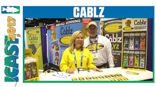 Cablz Silicone Eyewear Retainer  ICAST 2017 [upl. by Einahpts]