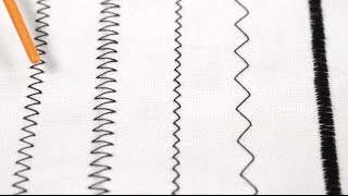 How To Sew a Zig Zag Stitch Tutorial [upl. by Ateuqal132]