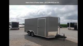 2021 Cross Trailers 85X16 7K GVWR 66quot Interior Height [upl. by Ahgem]