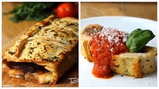 Meatball marinara garlic bread roll recipe [upl. by Younger]