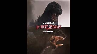 Godzilla Heisei VS Gamera Heisei godzillavs gamera [upl. by Ariayek934]