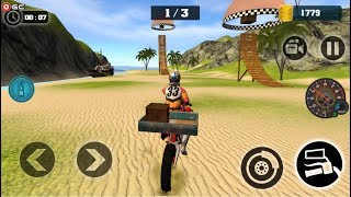 Motocross Beach Jumping Games Beach Bike  Motor Stunt Games  Android Gameplay FHD 3 [upl. by Lrac400]