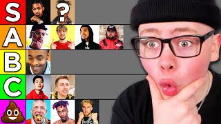 YouTube Rapper Tier List 2021 KSI DDG FlightReacts amp MORE [upl. by Aiel590]