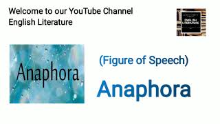 What is Anaphora Anaphora Figure of Speech with Examples  Literary Device in UrduHindi [upl. by Ltsyrk]