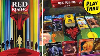 RED RISING Board Game  SetUp How to Play amp Solo Playthrough [upl. by Sella888]