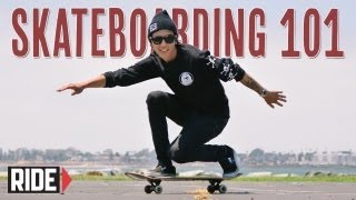 HowTo Ride a Skateboard  BASICS with Spencer Nuzzi [upl. by Llenoil]