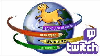 compilation des interviews réalisées sur Twitch pendant le 43ème Salon du Dessin de Presse [upl. by Atiuqan]