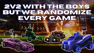 Randomizing Cars EVERY Game is TOUGH  Rocket League [upl. by Carolee]