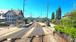 ★ 4K 🇨🇭 Zug  Affoltern am Albis  Zürich Altstetten cab ride Switzerland 062021 [upl. by Notsirt]