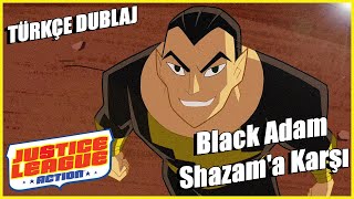 Adalet Takımı Aksiyon  Black Adam Shazama Karşı  Türkçe Dublaj [upl. by Eva838]