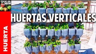 3 huertas verticales geniales con materiales reciclados y un lombricompostador cosasdeljardin [upl. by Cychosz229]