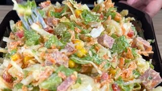 ¡Deliciosa ensalada mixta Incluso a quienes no les gusta la ensalada les encantará esta receta [upl. by Fernandina25]