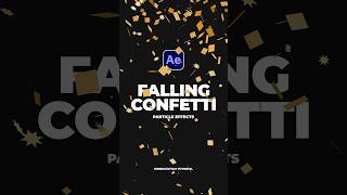 Confetti New Year Particle Effects for After Effects tutorial [upl. by Eatnoled945]