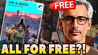 How to get ALL Sims 4 Expansion Packs for FREE 💀 Including Sims 4 Life amp Death Pack for Free 2024 [upl. by Anaiq72]