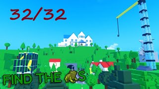 Find the Frogs  All Frogs Locations Roblox [upl. by Roeser]