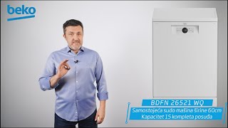 Beko BDFN 26521 WQ Mašina za pranje sudova [upl. by Nealon]