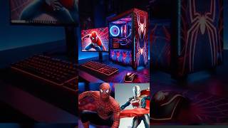 Superheroes Reimagined as PC Setups  SpiderMan Iron Man SuperheroPC Marvel DC Shorts [upl. by Nnaear]