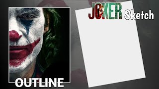 Joker Drawing Easy Tutorial Step By Step  Easy Drawing For Beginners [upl. by Thora366]